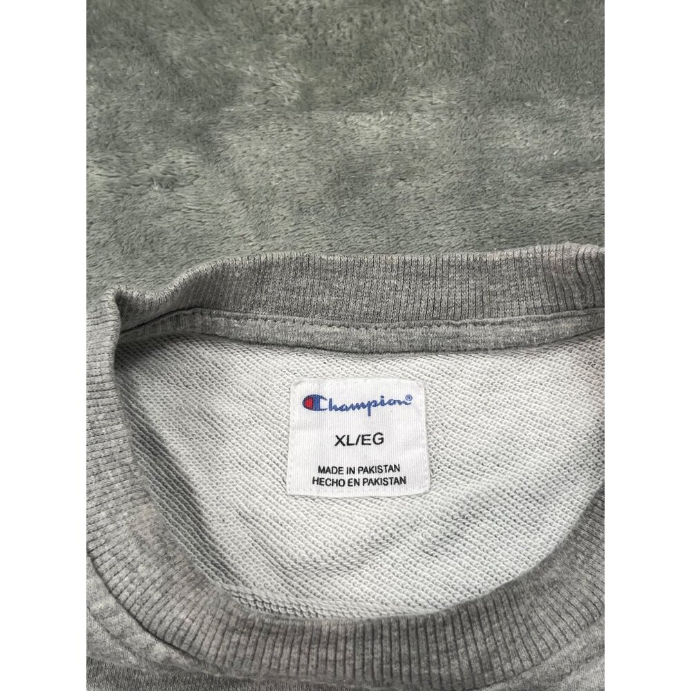 Champion Mens XL Grey Crewneck Sweatshirt Light Weight Pullover 1470782 - Picture 3 of 10